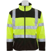 ERB™ 62204, W650 Aware Wear Hi-Vis Soft Shell Jacket, Class 3, Hi-Vis Lime/Black, L