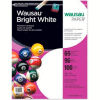 Wausau Paper™ Card Stock Paper, 8-1/2" x 11", 65 lb, Smooth, Bright White, 100 Sheets/Pack