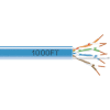 Wavenet 5E04FPBL, Network Cable, Shielded Plenum, CAT 5E, FTP, 350 MHz, 1000 Ft Blue