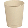 Round Wastebasket, Almond, 26 Quart, 13.5"Dia X 14.5"H - Pkg Qty 6