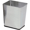 Rectangular Wastebasket, Stainless Steel, 7.25 Gal., 13.5"Dia X 15.5"H X 11"D - Pkg Qty 3