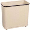 Rectangular Wastebasket, Almond, 30 Quart, 17"W X 15"H X 8"D - Pkg Qty 3