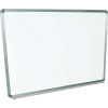 Magnetic Dry Erase White Board - 48 x 36 - Steel Surface - Aluminum Frame
																			