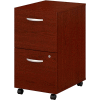 Bush Furniture Two Drawer File Cabinet (Assembled) - Mahogany - Series C