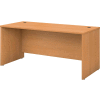 Bush Furniture Wood Desk Shell - 66" - Light Oak - Series C
