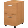 Bush Furniture Two Drawer File Cabinet (Assembled) - Light Oak - Series C