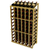 Vintner Commercial 6 Column Merchandiser W/Individual Bottle Rails - Pine, Black