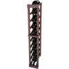 Individual Bottle Wine Rack - 1 Column, 4 ft high - Light, Mahogany