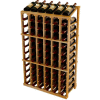 Vintner Commercial 6 Column Merchandiser W/Individual Bottle Rails - Redwood, Light