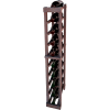 Individual Bottle Wine Rack - 1 Column, 3 ft high - Mahogany, Mahogany