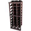 Individual Bottle Wine Rack - 3 Columns, 3 ft high - Mahogany, Mahogany
