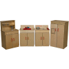 Wood Designs™ Set of Four Classic Appliances with Deluxe Hutch