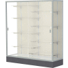 Colossus Floor Case, Plaque Back, Satin Frame, 60"L x 66"H x 20"D