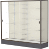 Colossus Floor Case, Plaque Back, Dark Bronze Frame, 72"L x 66"H x 20"D