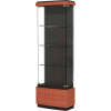 Quantum Display Case Cherry, Black Laminate Back 29"W x 12"D x 73"H