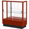 Heritage Counter Case, Mirror Back, Cherry Oak Frame, 36"L x 40"H x 14"D