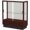 Heritage Counter Case, Plaque Back, Espresso Frame, 36"L x 40"H x 14"D