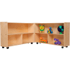 Mobile Folding Versatile Storage, Unassembled, 93-1/2"W x 12"D x 28-3/4"H