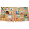 Wood Designs™ Folding Double Sided Book Display 48"H