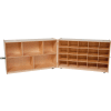 Half and Half Folding Storage without Trays