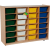 Storage with 24 Assorted Rectangular Trays