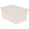 Wood Designs™ WD71001 Clear Tote Tray, 8"W x 12"D x 5"H - Pkg Qty 5
