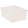 Rectangular Cubby Tray, Clear