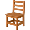 Wood Designs™ 12" Seat Height Hardwood Chair, Packed One Per Carton