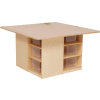 Wood Designs™ Cubby Table with Twelve Clear Trays