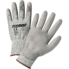 Touch Screen Gray PU Palm Coated Speckle Gray HPPE Gloves, XL - Pkg Qty 12