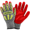 R2 FLX Knuckle Protection Gloves 713SNTPRG/M, Red, Medium - Pkg Qty 12