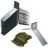 Werner® A230400 Knock Down Roof Anchors, 1/Each - Pkg Qty 12