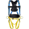 Werner® H132102 Blue Armor Construction Harness, Tongue Buckle Legs, M/L
