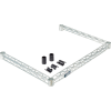 Nexel® DF1824Z Poly-Z-Brite® Three-Sided Wire Frame 24"W x 18"D