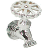 Whitecap 3/4" GHT x 1/2" IPT (Small) Raw Water Washdown Sillcock, Chrome Plated Brass - P-2452