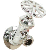 Whitecap 3/4" GHT x 1/2" IPT (Large) Raw Water Washdown Sillcock, Chrome Plated Brass - P-2453
