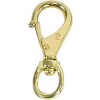 Whitecap 7/8" Eye Swivel Boat Snap Size #3, Brass - S-1106