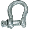 Whitecap 7/16" Bar Anchor Shackle, Galvanized Steel - S-1533