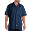 Dickies® Men's Short Sleeve Work Shirt, L Navy - 1574NV