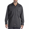 Dickies® Men's Long Sleeve Work Shirt, L Charcoal - 574CH