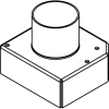 Wiremold 152CHA Poke-Thru 1-1/2-Gang Conduit Housing Assembly, 2"