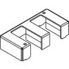 Wiremold 15ffha Poke-Thru 1-1/2-Gang Pass Through Housing Assembly - Pkg Qty 5