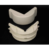 Wiremold 2318DFO-WH Divided FiberReady External Elbow, White, 5"L