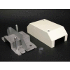Wiremold 2475D-FW Bridge Fitting, Fog White, 5-9/16"L