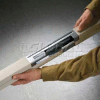 Wiremold 25DTP-4D Two Channel Pole, 8" Removable Communications Cover W/KOs, 10'5"L