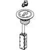 Wiremold 4FFATC15AL Poke-Thru Assembly, 4" Feed, Flush, Aluminum