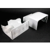 Wiremold 5410DFO 2" FiberReady Divided Entrance End, Ivory, 7-1/2"L