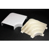 Wiremold 5411FO 2" FiberReady Flat Elbow, Ivory, 7-25/32"L