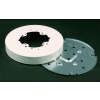 Wiremold 5739wh Fixture Box Solid Base, White, 6-3/8"L