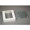 Wiremold 5747-2wh 2-Gang Shallow Switch & Receptacle Box, White, 4-3/4"L